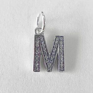 CLEARANCE!!   Pandora Initial M Dangling Charm